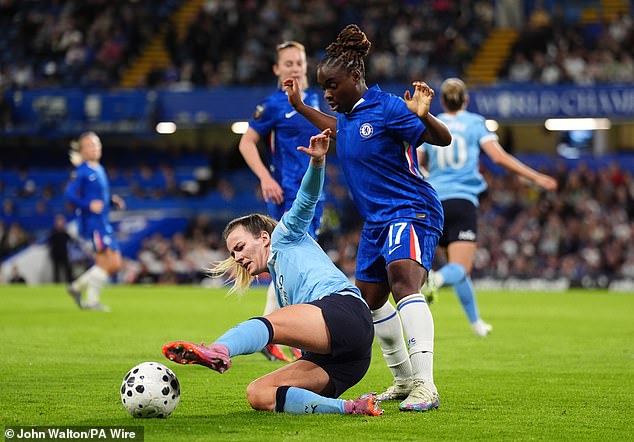 Chelsea edge past Manchester City with a narrow one goal win at Stamford Bridge as new WSL season begins with drama and intensity