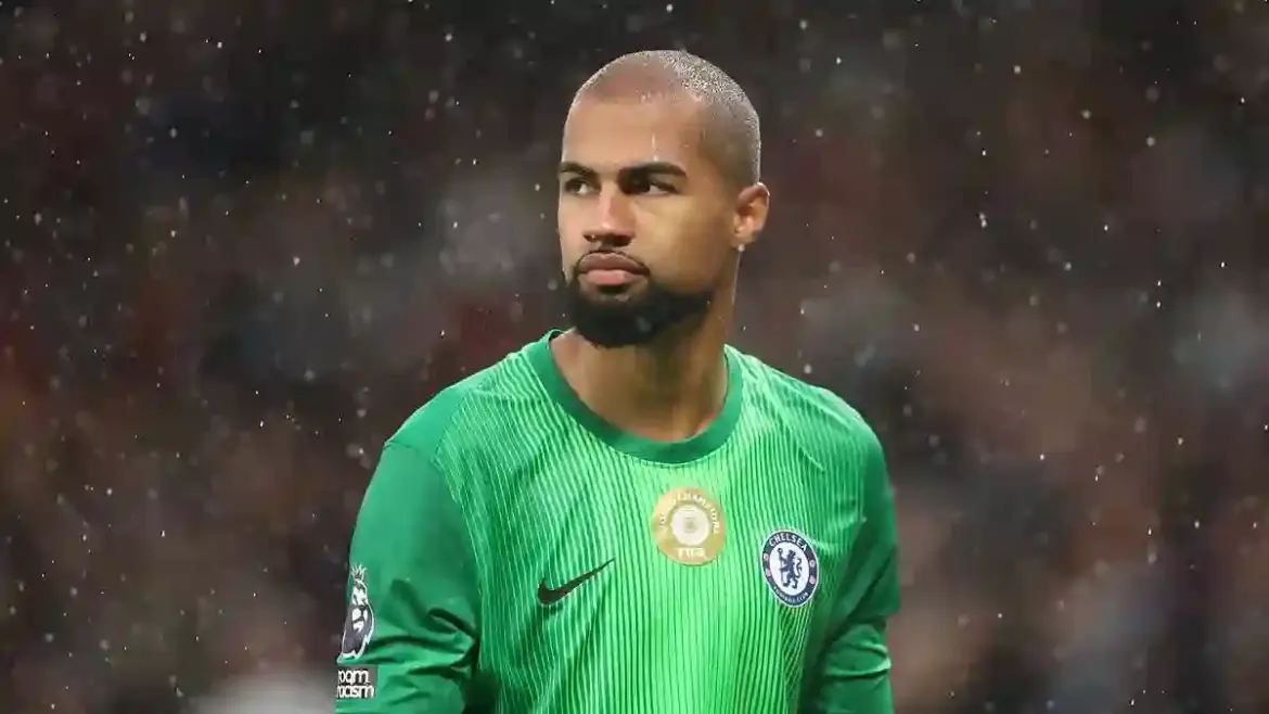 Chelsea goalkeeper Robert Sanchez breaks Premier League record as he gets sent off for a reckless foul on Bryan Mbeumo in Manchester