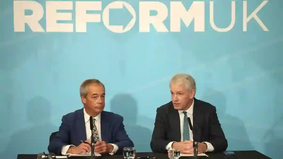 Danny Kruger Defects from the Conservative Party to Join Nigel Farage’s Reform UK in London