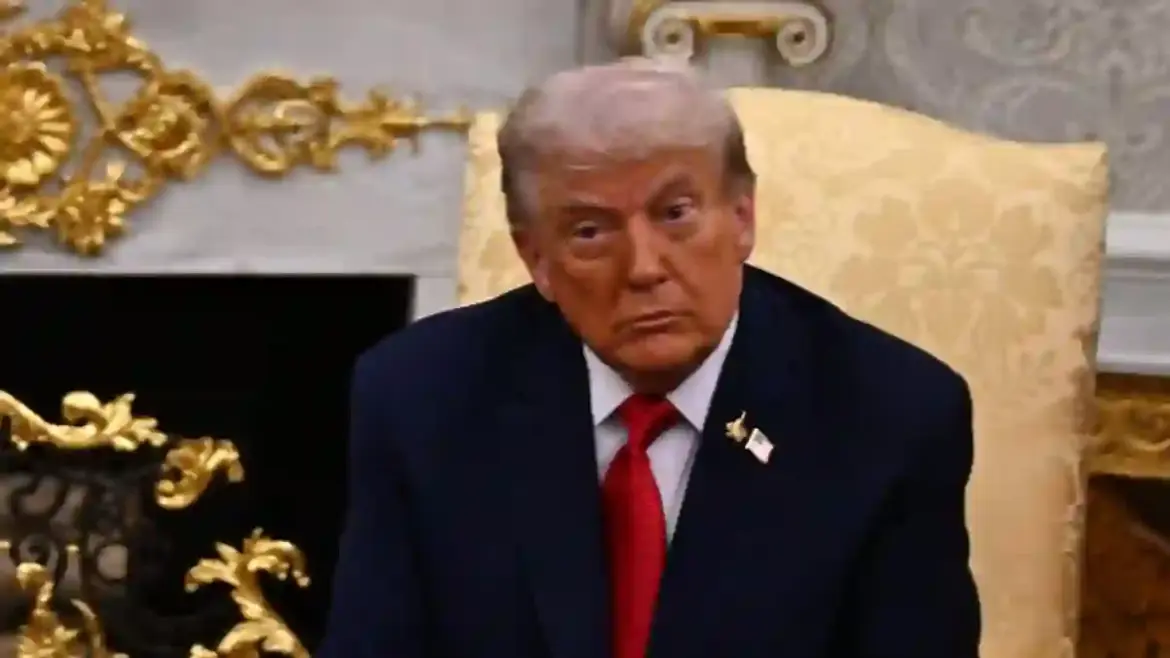 Donald Trump flaunts lavish 24 karat gold decorations inside the White House while Americans online criticize the display amid national tragedies in Michigan