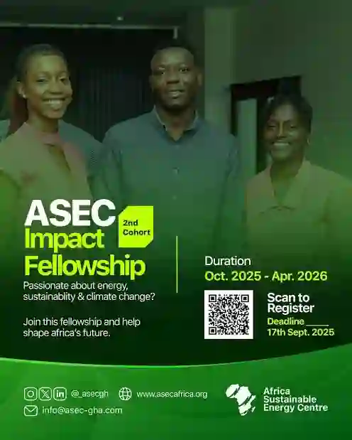 Africa Sustainable Energy Centre Launches Fellowship Program to Empower Young Leaders Across the Continent in Climate and Energy Innovation