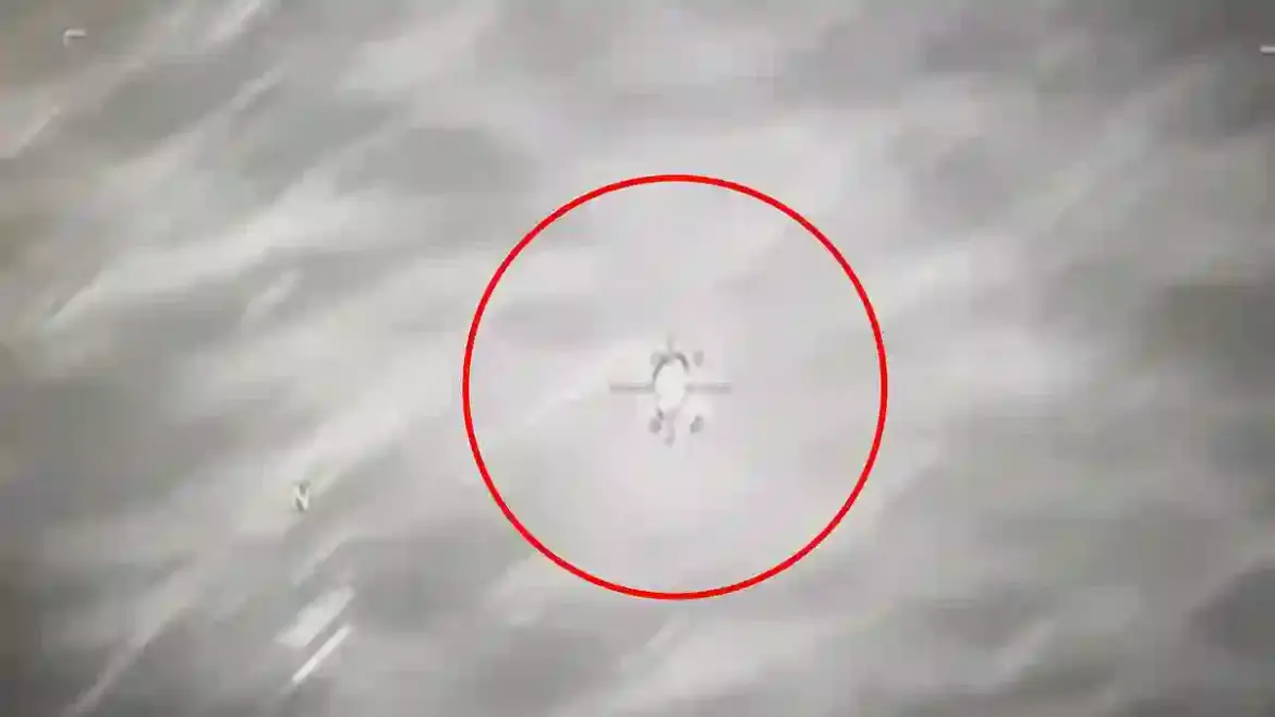 Congressman Eric Burlison Shows Missile Footage of UFO Evading U.S. Drone Strike Off the Coast of Yemen