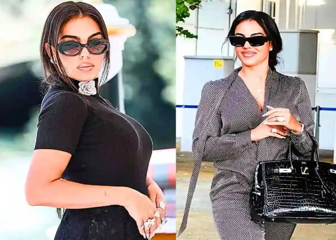 Cristiano Ronaldo’s fiancée Georgina Rodriguez wows onlookers by stepping out in glamorous outfit in Venice