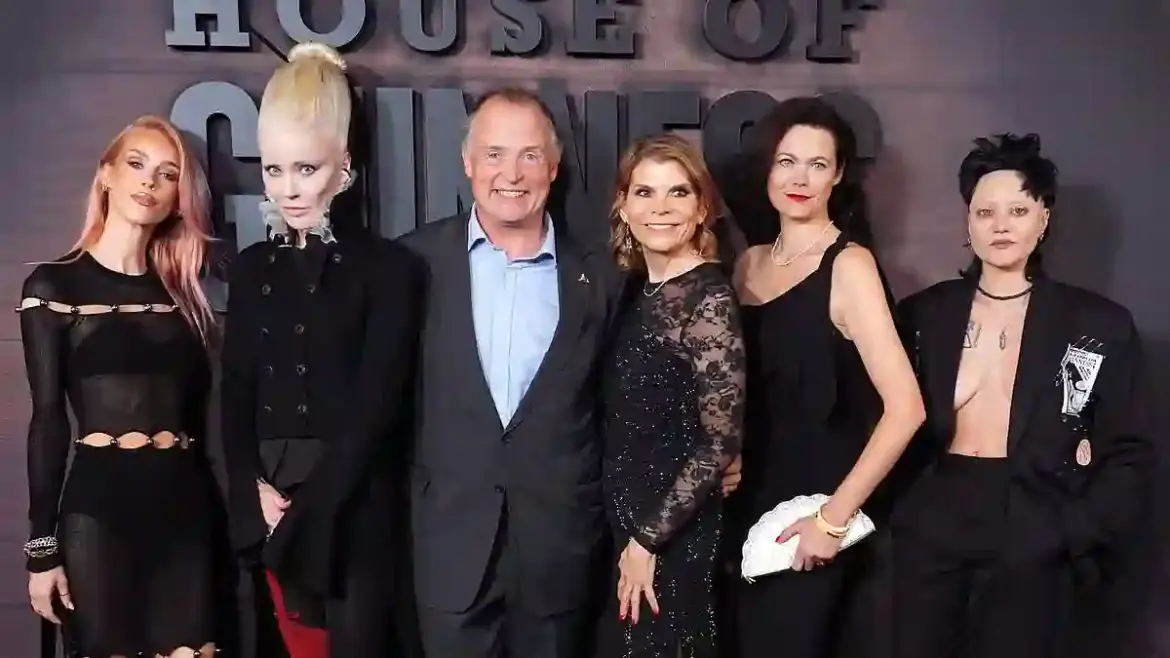 Guinness family members and Hollywood actors celebrate the glamorous Netflix House of Guinness premiere in London