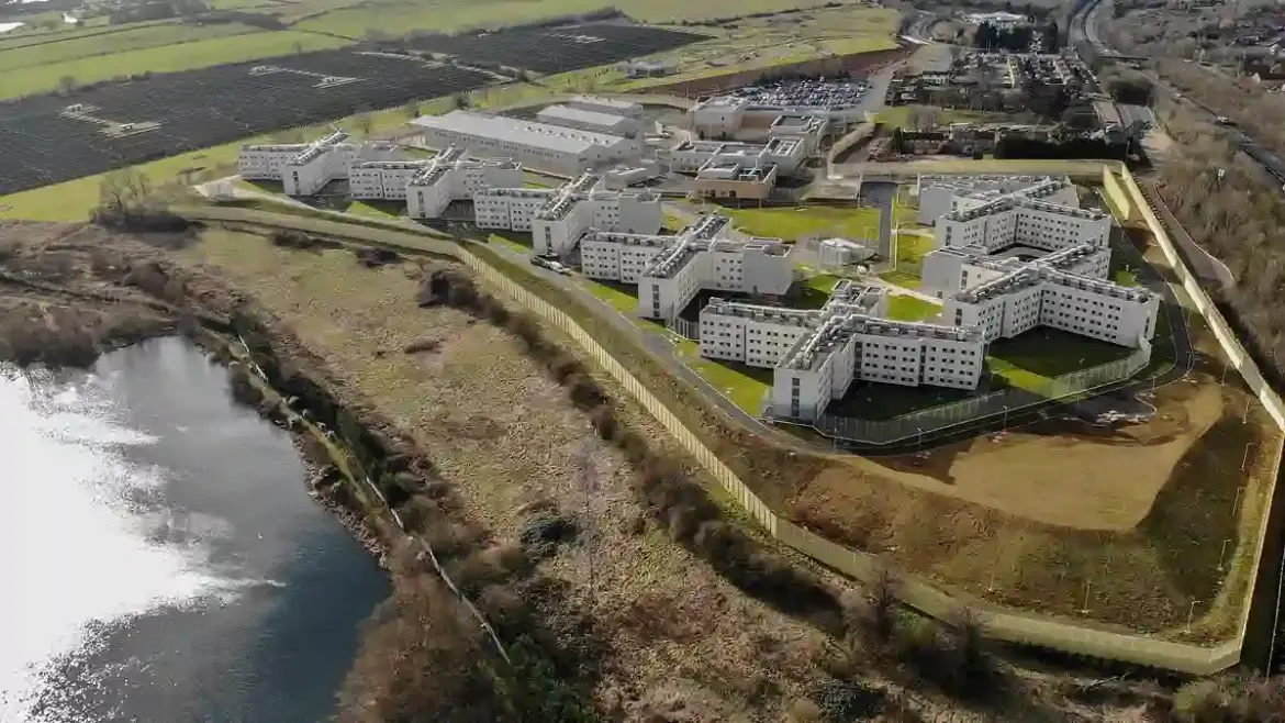 Critics question whether HMP Five Wells in Northamptonshire has become too soft as Britain’s newest super jail allows inmates ensuite rooms gyms and yoga classes
