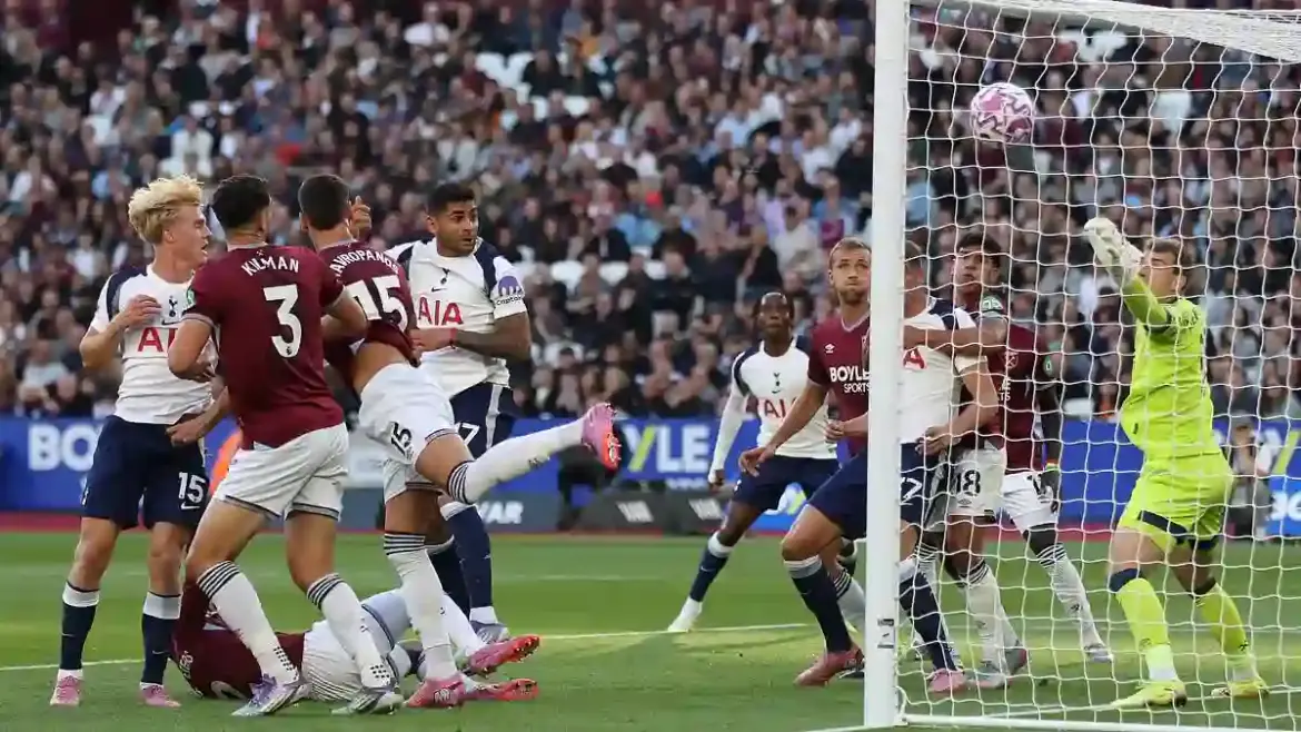 James Maddison slams referees and VAR after Tottenham have goal controversially disallowed at West Ham