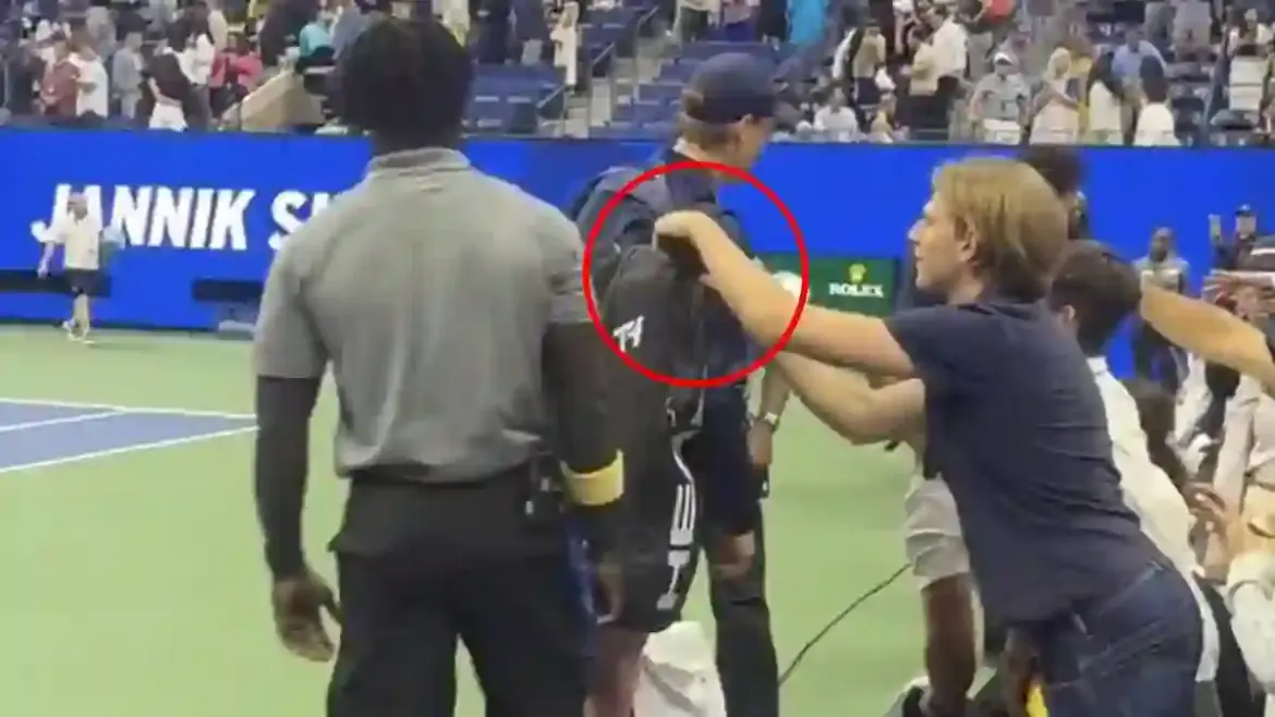 Jannik Sinner Faces Brazen Theft Attempt From His Bag by Fan at US Open in New York