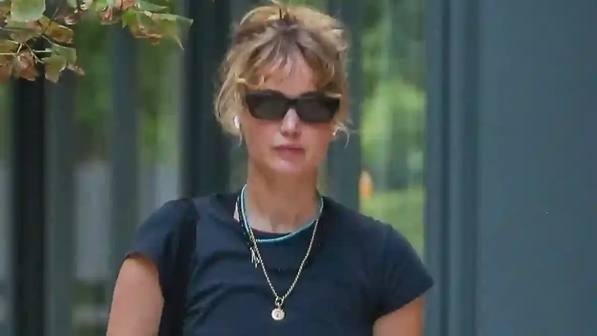 Jennifer Lawrence Hints at Second Child’s Name Louie While Enjoying Casual Stroll Through New York City Streets