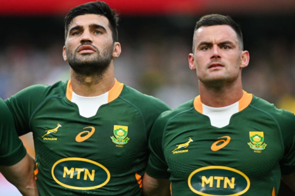 Jesse Kriel and Damian de Allende set new Springbok record as midfield pairing in Auckland against the All Blacks