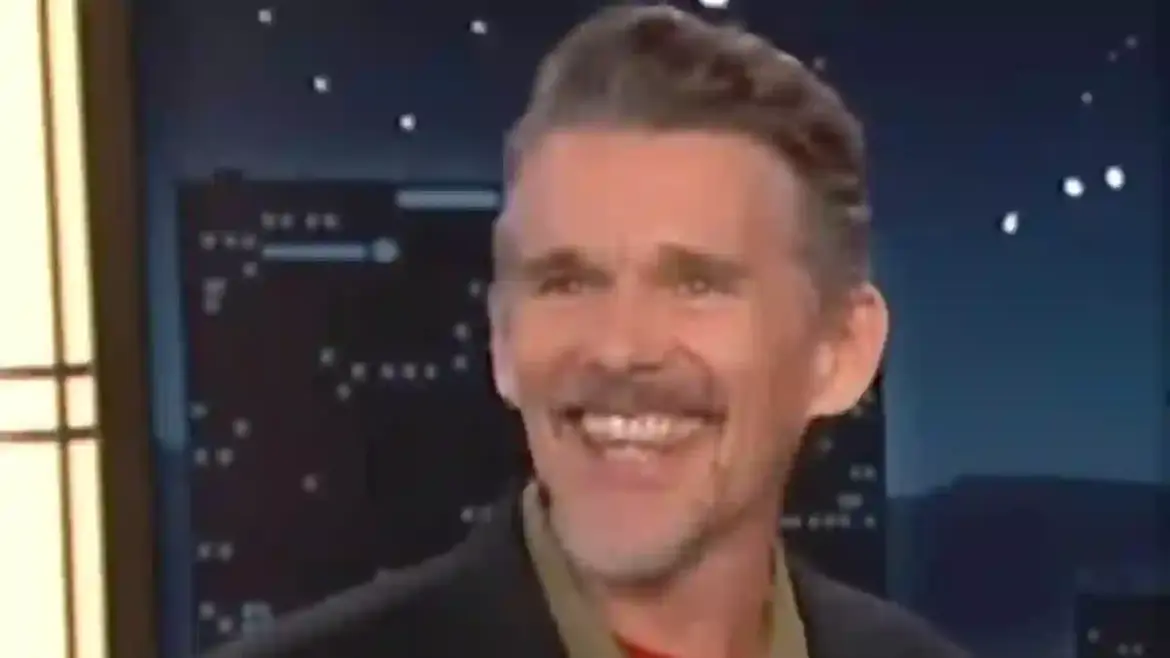 Jimmy Kimmel Returns to ABC Late Night Show and Faces Unexpected Stage Crash from Ethan Hawke in Los Angeles