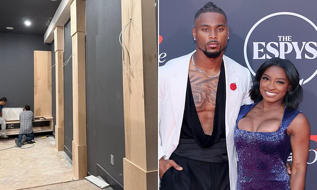 Olympic Star Simone Biles Gives Fans a Glimpse of Work in Progress at Her Custom-Built Texas Home with Husband Jonathan Owens