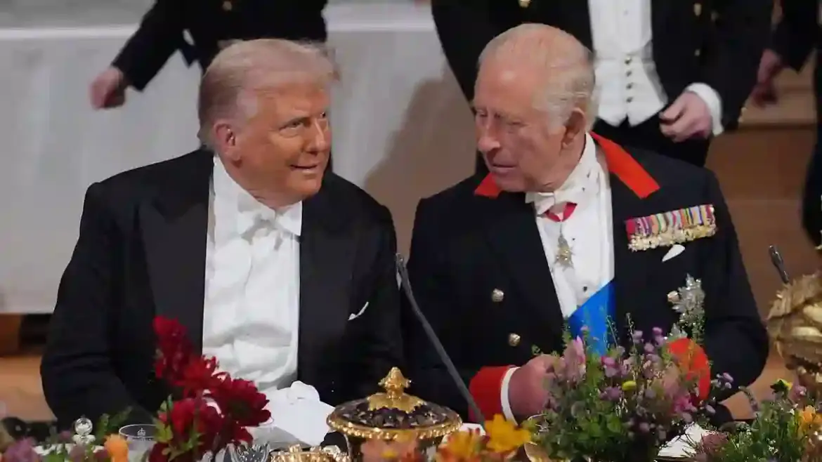 King Charles recalls how President Richard Nixon tried to arrange a marriage between him and his daughter during a State Banquet at Windsor Castle