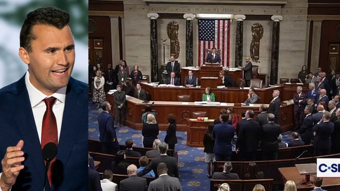 House of Representatives descends into shouting as Speaker Mike Johnson leads moment of silence for Charlie Kirk while Democrats push back against prayer request in Washington