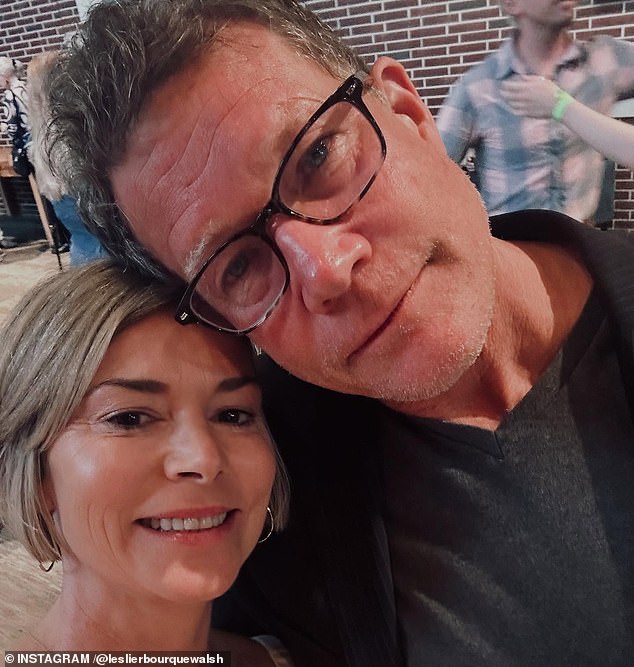 Dylan Walsh crashes his SUV into utility poles in Rumson New Jersey as wife Leslie faints in shock on the roadside