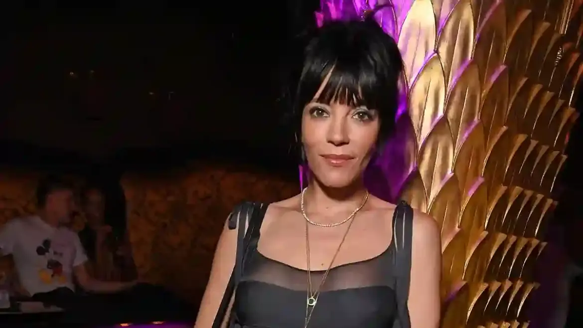 Lily Allen Turns Heads in Sheer Dress While Partying at London Fashion Week Bash at Park Chinois