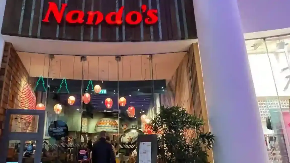 Firefighters respond to suspected gas leak as two people are rushed to hospital at Nando’s restaurant in north west London