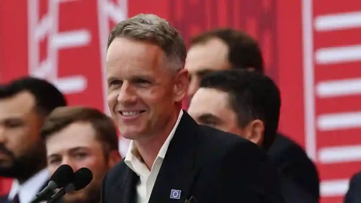 Luke Donald Stirs Ryder Cup Rivalry by Taking Aim at Team USA During Opening Ceremony in New York