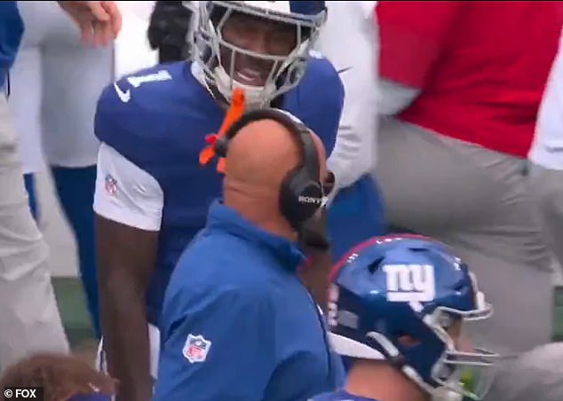 Malik Nabers and coach Brian Daboll clash on the sidelines as New York Giants offense collapses in Washington season opener