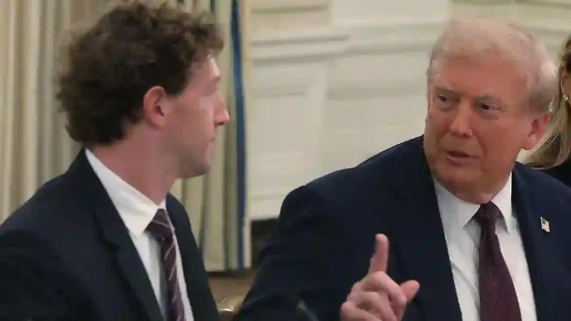 Mark Zuckerberg admits confusion over U.S. investment plans during White House dinner with Donald Trump and tech moguls in Washington D.C.