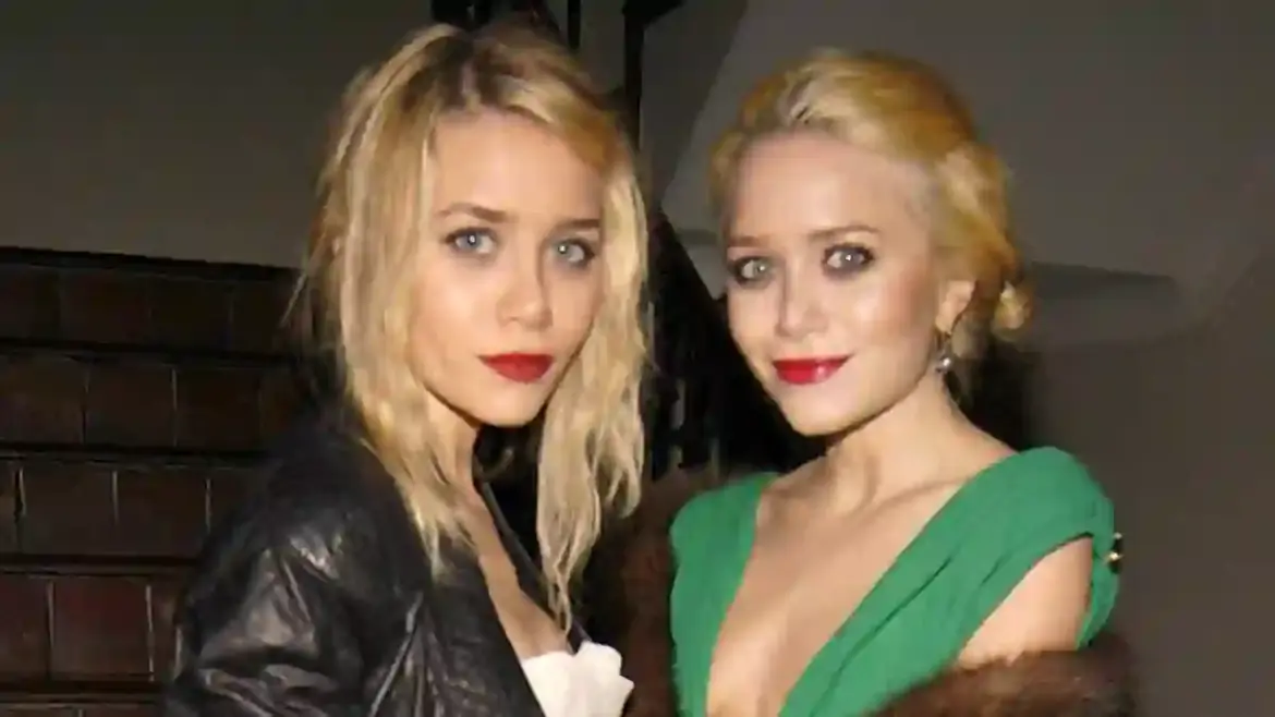 Mary-Kate and Ashley Olsen make a rare public appearance at New York Fashion Week party showcasing their enduring influence in fashion and celebrity circles in Manhattan