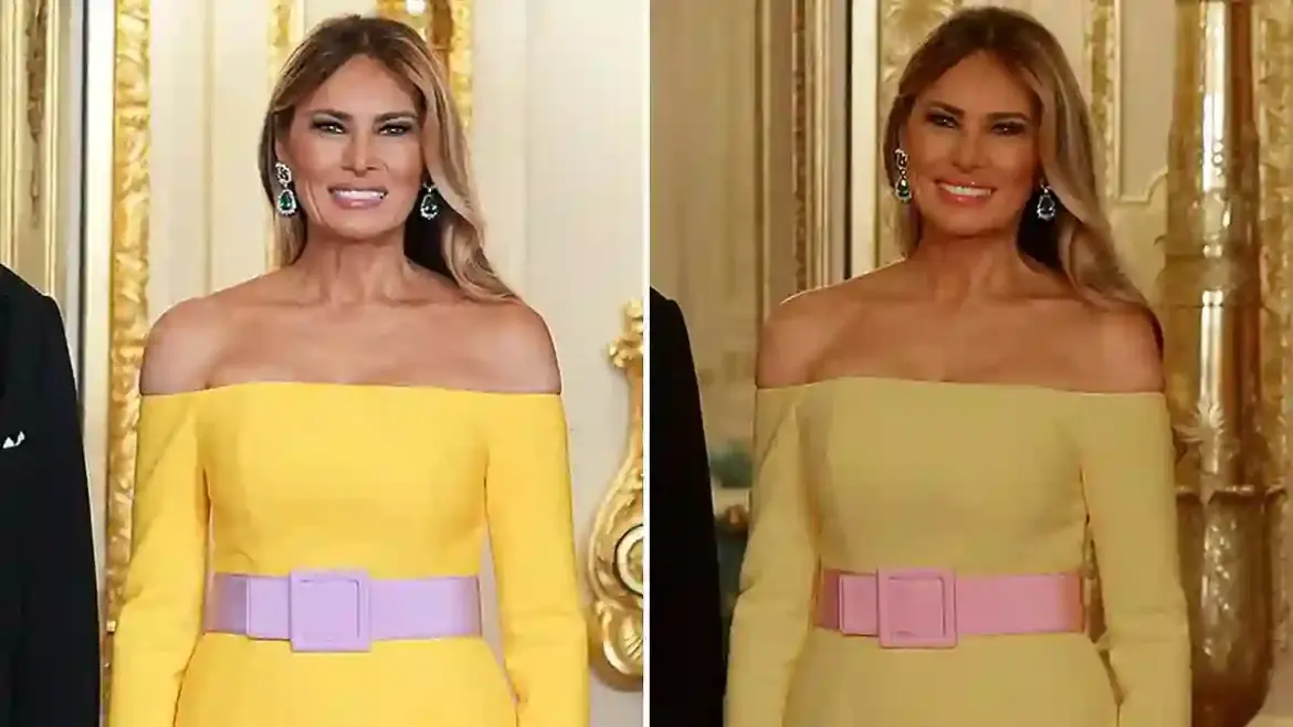 Melania Trump Turns Heads in Bold Yellow Gown at Windsor Castle State Banquet Alongside King Charles and Queen Camilla