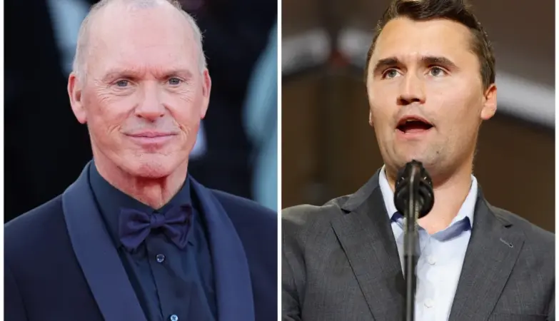 Michael Keaton and Charlie Kirk