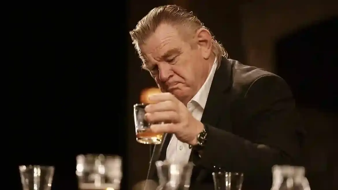 Brendan Gleeson wows audiences in London as he makes his West End debut in the revival of Conor McPherson’s play The Weir at Harold Pinter Theatre