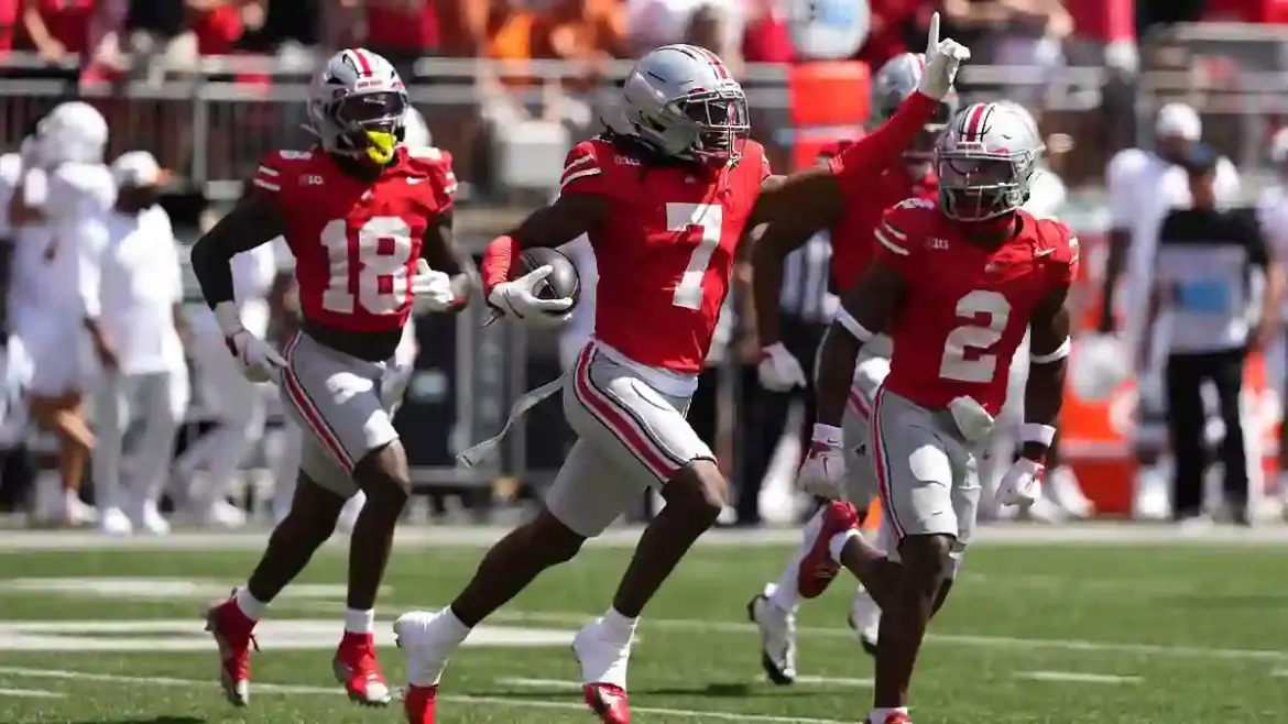 Ohio State climbs to the top of the AP Top 25 college football poll after stunning upset over Texas in the season opener