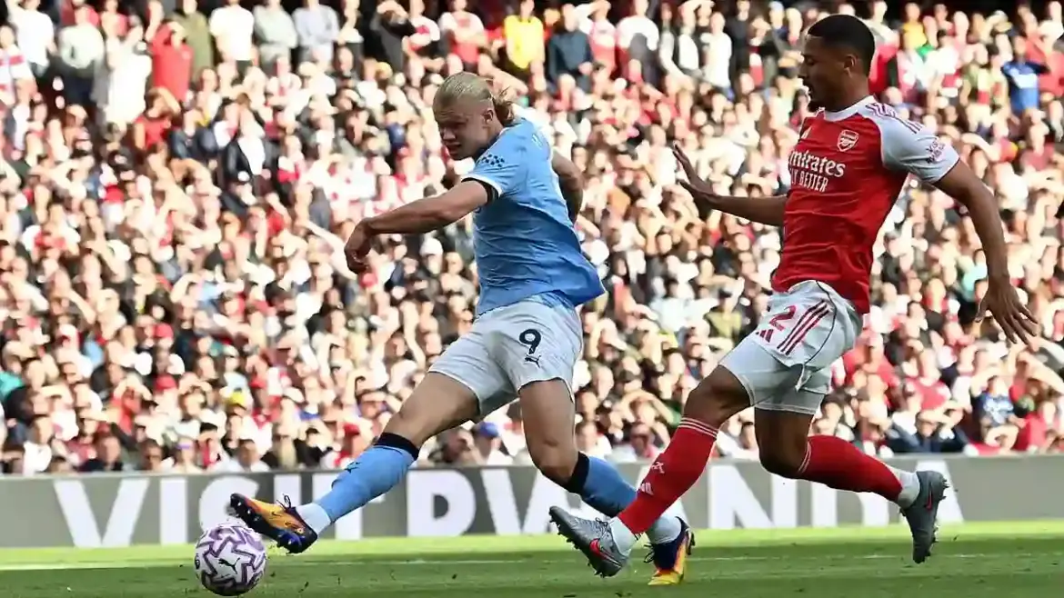 Pep Guardiola adapts tactics as Manchester City sit deep and counter-attack in 1 1 draw with Arsenal at the Emirates Stadium in London