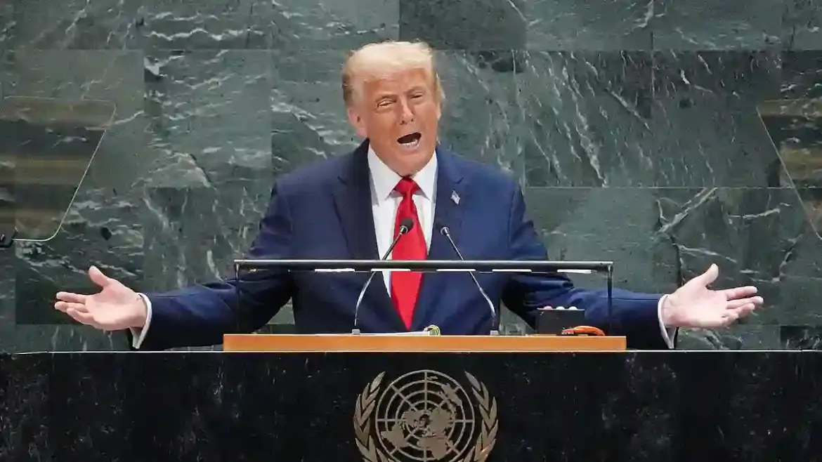 President Trump confronts European leaders with fiery warning on borders and sovereignty during United Nations speech in New York