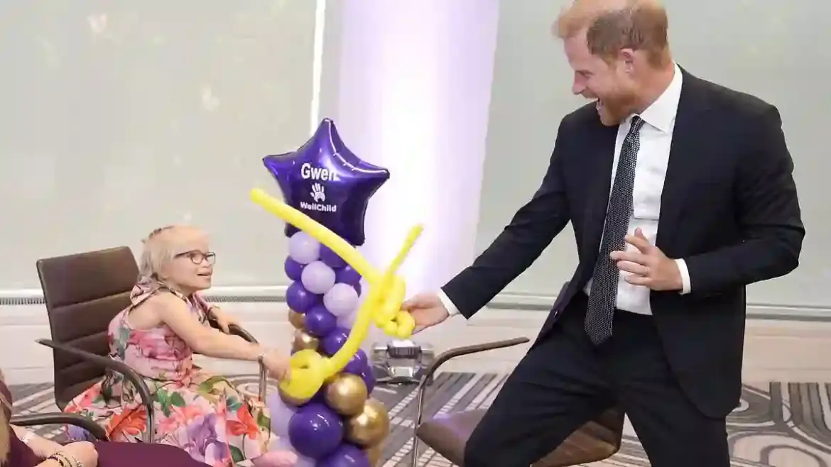 Prince Harry celebrates bravery of seriously ill children and praises their carers at WellChild Awards in London while marking third anniversary of Queen Elizabeth II’s death at Windsor