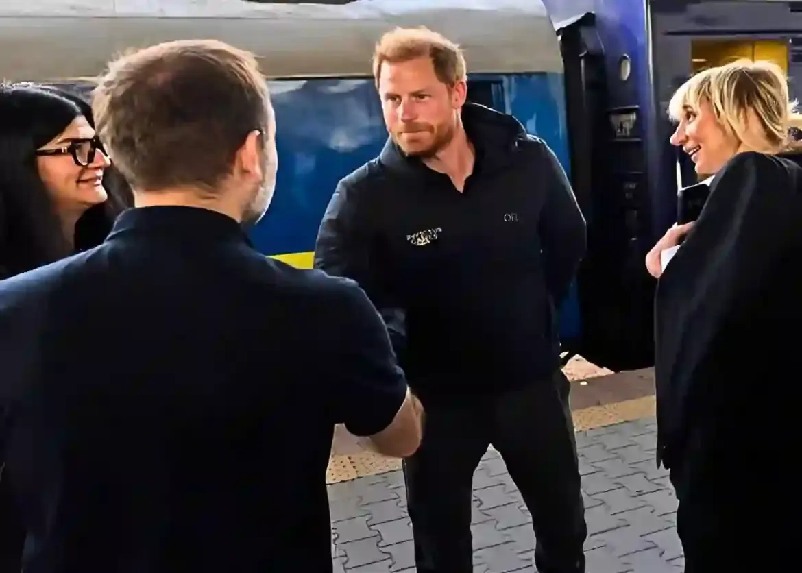 Prince Harry urges wounded Ukrainian soldiers in Kyiv to lean on their families and share struggles instead of staying silent