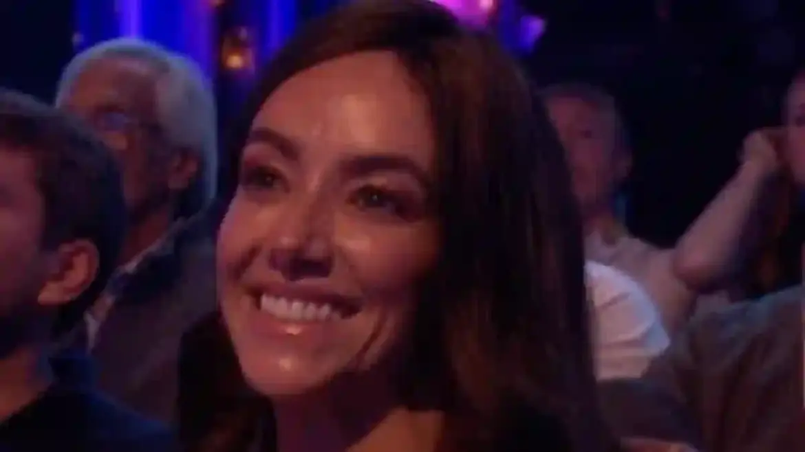 Ross King surprises Strictly Come Dancing viewers in London as his glamorous girlfriend Bridget cheers him on from the audience