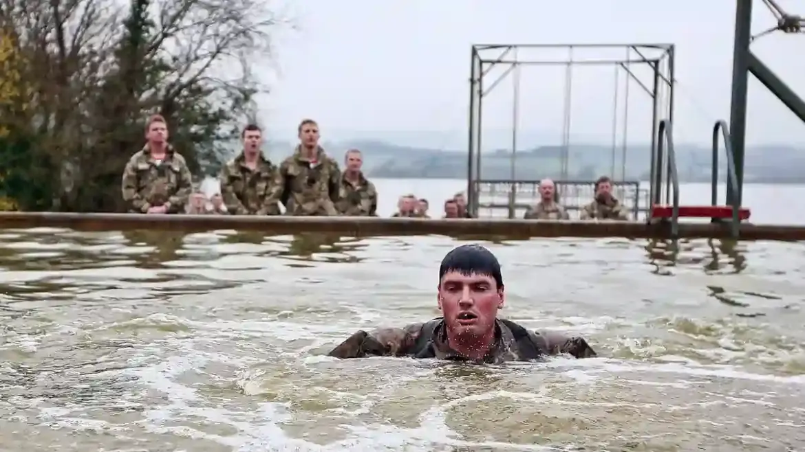 Royal Marine recruits embrace Christianity and get baptised in Lympstone training centre water tank amid rising church attendance