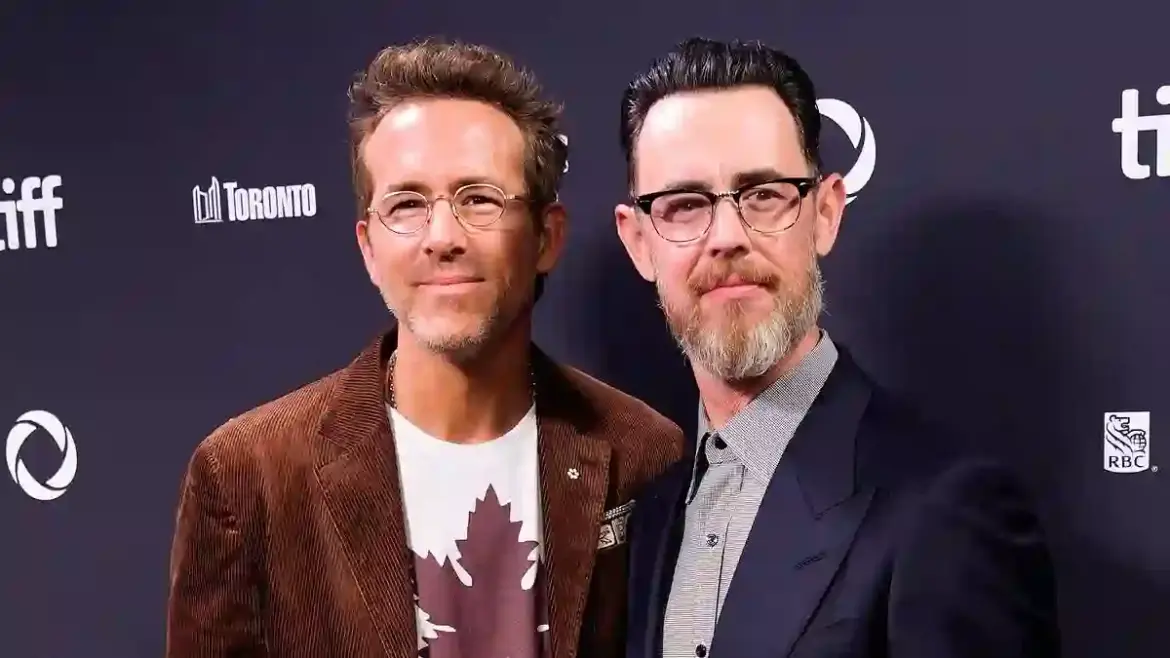 Ryan Reynolds Stuns Fans in Corduroy Suit as He Joins Colin Hanks on the Red Carpet at Toronto International Film Festival Premiere of John Candy Documentary