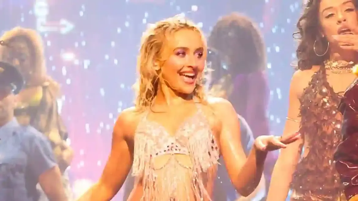 Sabrina Carpenter sparks debate with her raunchy trans rights performance at the 2025 MTV Video Music Awards in New York