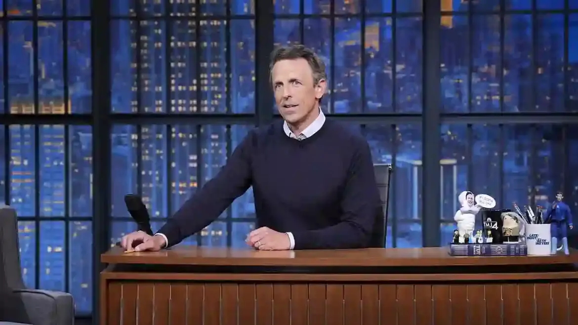Seth Meyers Challenges President Trump Over Free Speech and Late Night Show Suspensions Across the United States