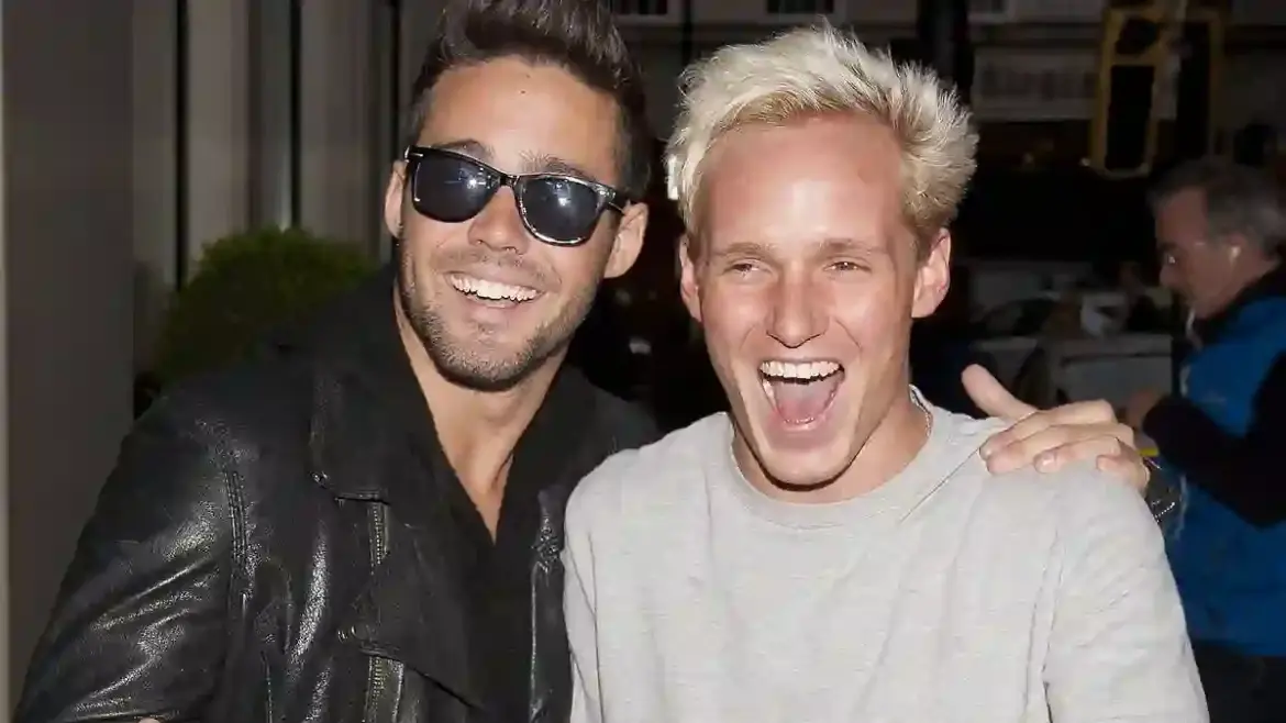 Spencer Matthews reunites with former best friend Jamie Laing in London’s Marylebone to record podcast episode after months of rumours about their falling-out