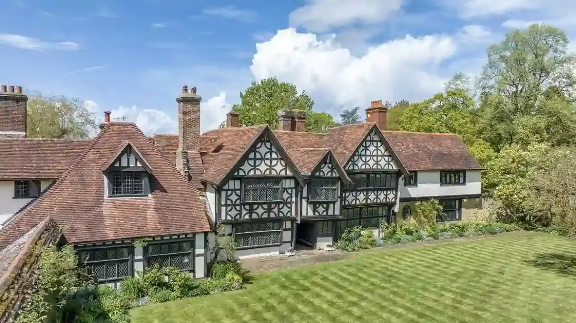 Historic Great Tangley Manor goes on sale after more than a thousand years of continuous occupation in Wonersh Surrey