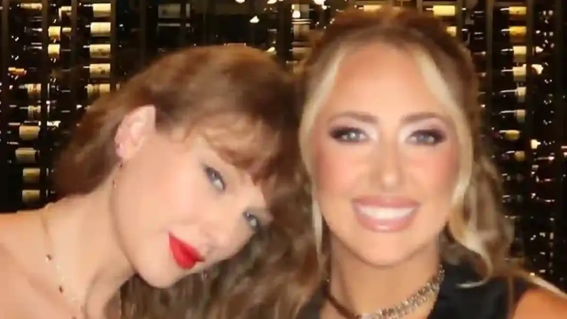 Taylor Swift wears gold T necklace for Travis Kelce as she celebrates Brittany Mahomes thirtieth birthday in Nashville