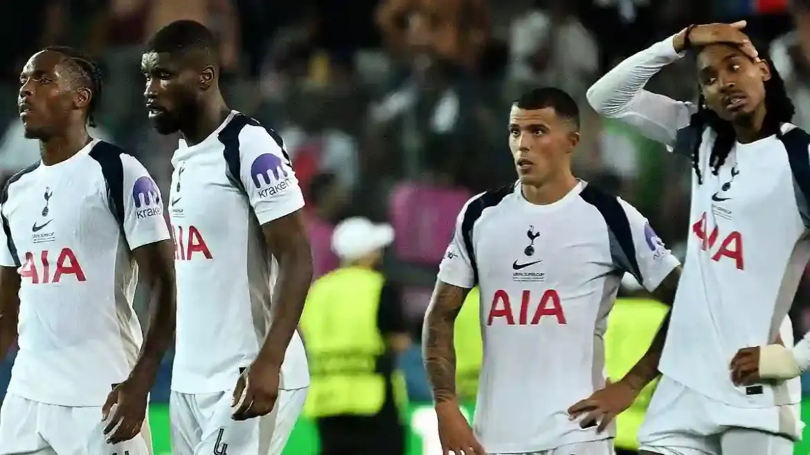 Tottenham leave £30m signing Mathys Tel out of Champions League squad in London despite summer move from Bayern Munich
