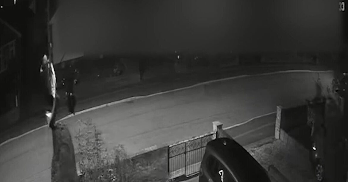 Men rip down and allegedly set fire to St George’s Cross outside the home of Olympic gold medalist Adam Peaty’s mother in Uttoxeter Staffordshire