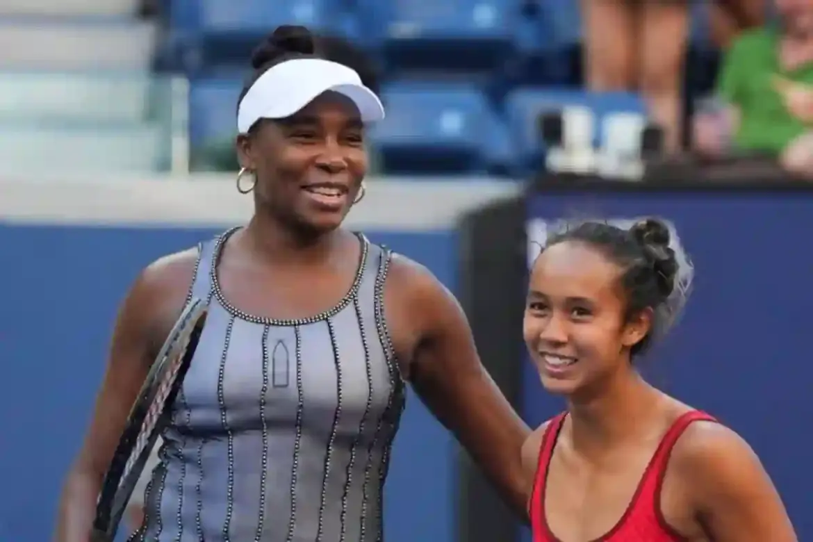Venus Williams and Leylah Fernandez stun fans with dominant doubles performance at US Open in Flushing Meadows New York