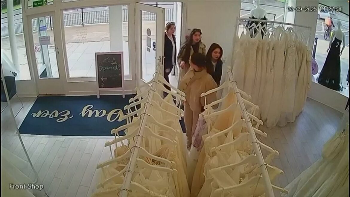 Four Women Steal Multiple Wedding Dresses from Bridal Shop in Broad Daylight on St George’s Road Glasgow