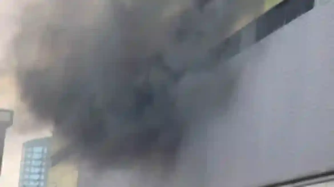 Firefighters battle massive blaze as vehicle ignites in multi storey car park at Westfield Stratford shopping centre in East London