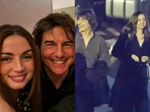 Ana de Armas and Tom Cruise