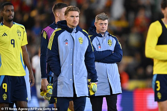 Anthony Elanga lashes out as Sweden suffer humiliating home defeat to Kosovo in Stockholm during World Cup qualifying collapse