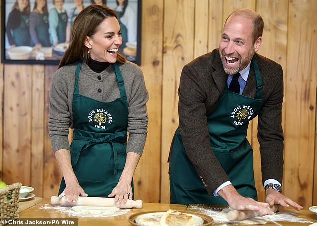 Prince William and Princess Kate Delight Local Communities by Baking and Harvesting Apples at Long Meadow Cider Farm in County Armagh Northern Ireland