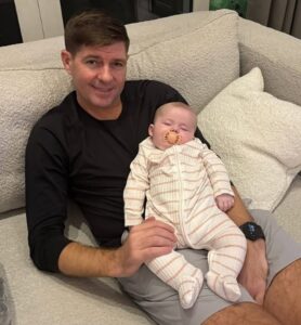 Steven Gerrard spends time in Bahrain as he embraces becoming a grandfather while turning down Rangers return 1 Steven Gerrard spends time in Bahrain as he embraces becoming a grandfather while turning down Rangers return