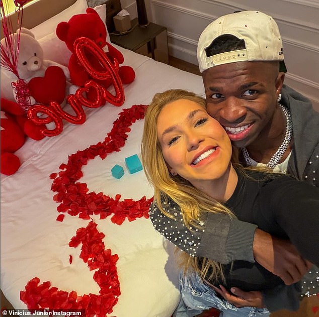 Real Madrid star Vinicius Junior goes public with Brazilian influencer Virginia Fonseca as the pair share affectionate post from the Spanish capital 1 Real Madrid star Vinicius Junior goes public with Brazilian influencer Virginia Fonseca as the pair share affectionate post from the Spanish capital